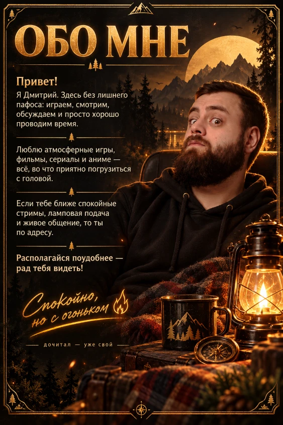 Дмитрий Бакштеев — афиша «Обо мне»
